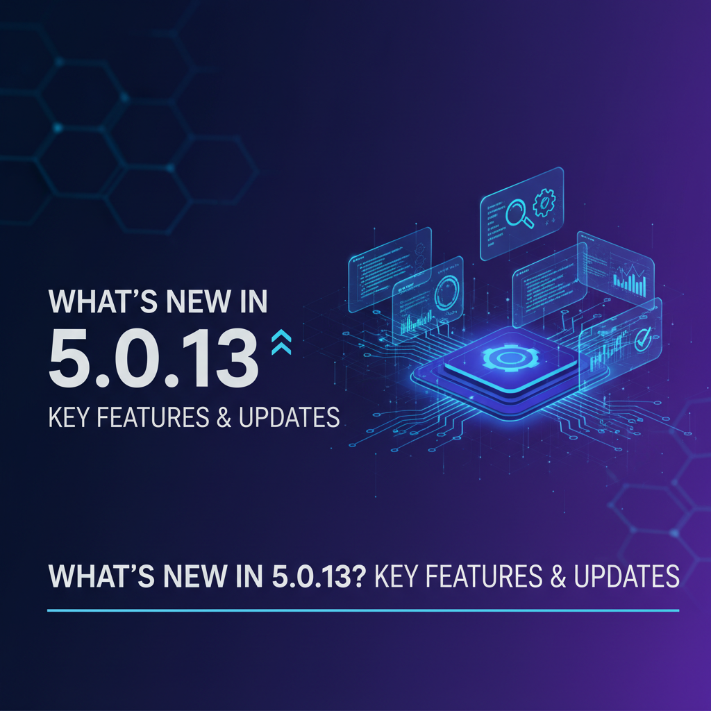 What's New in 5.0.13? Key Features & Updates