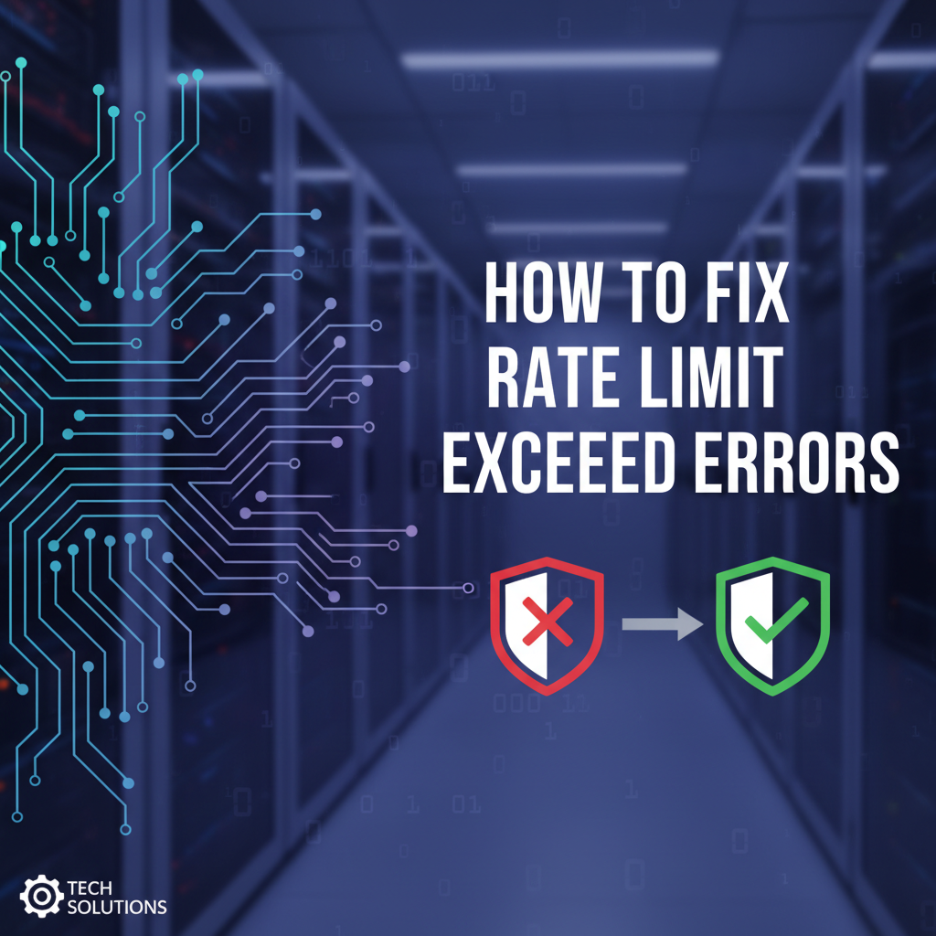 How to Fix Rate Limit Exceeded Errors