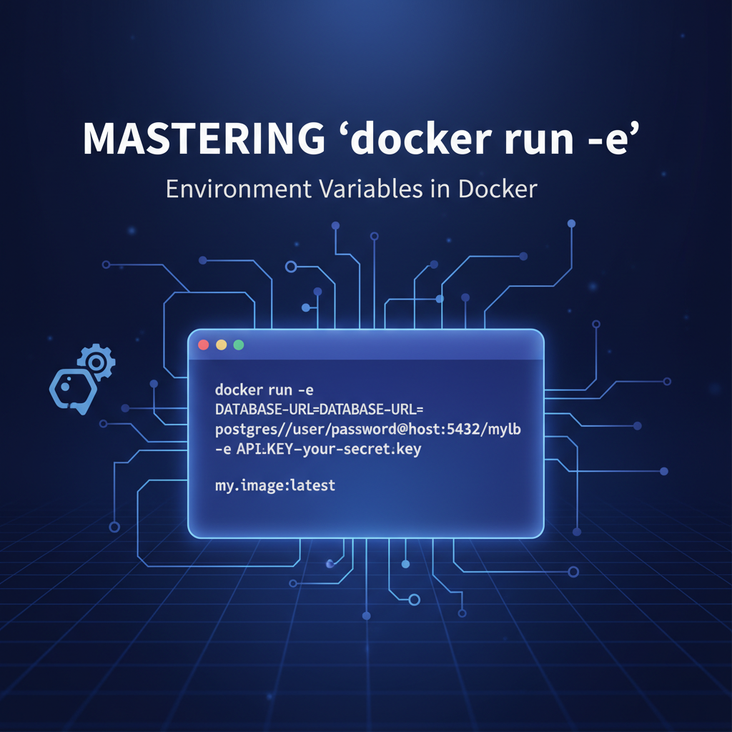 Mastering `docker run -e` for Environment Variables in Docker