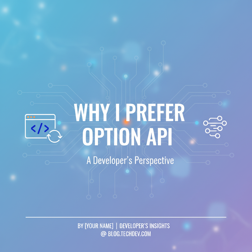 Why I Prefer Option API: A Developer's Perspective
