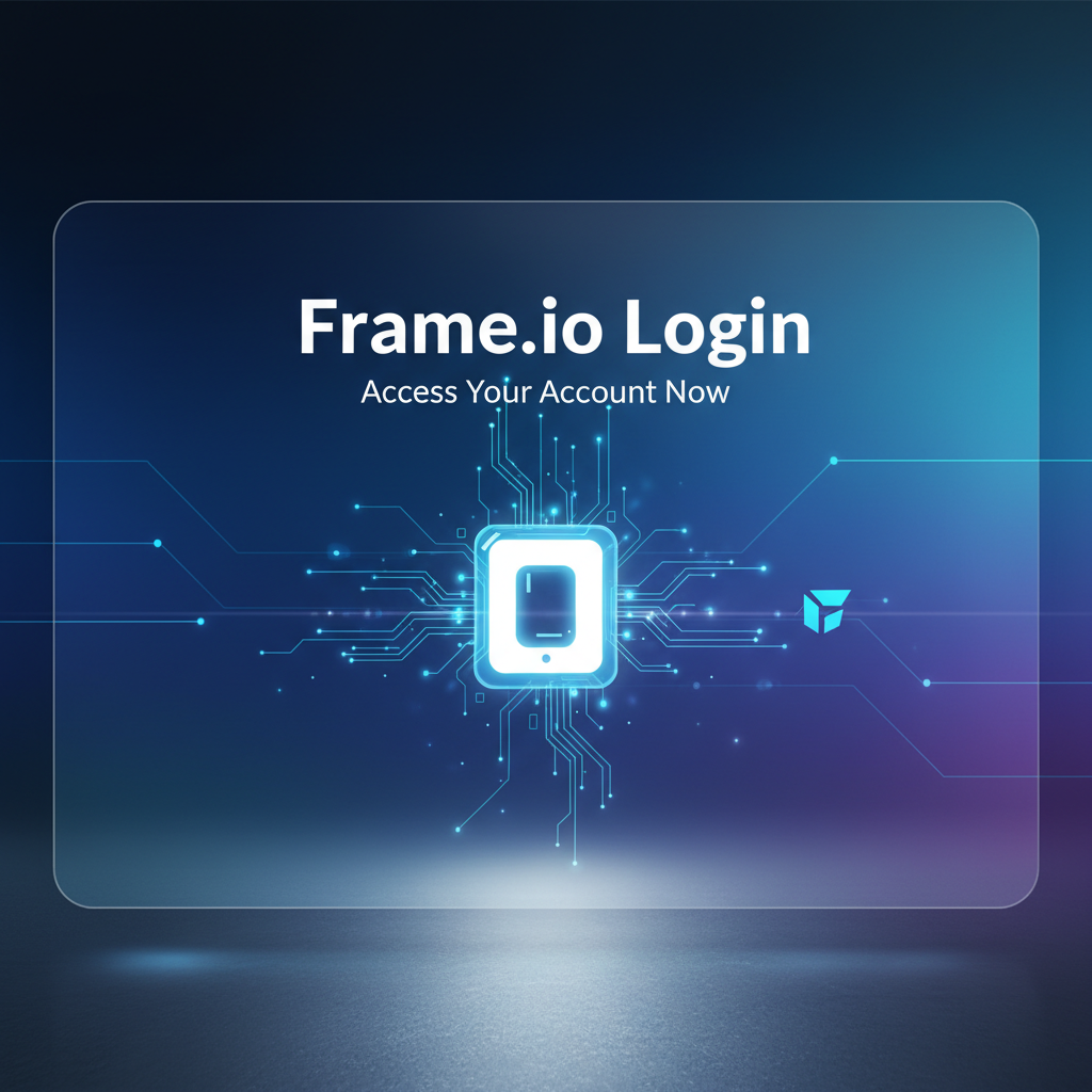 Frame.io Login: Access Your Account Now