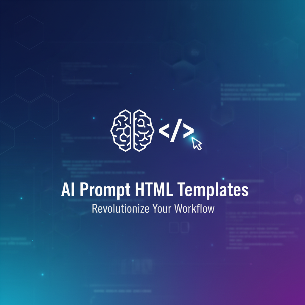 AI Prompt HTML Templates: Revolutionize Your Workflow