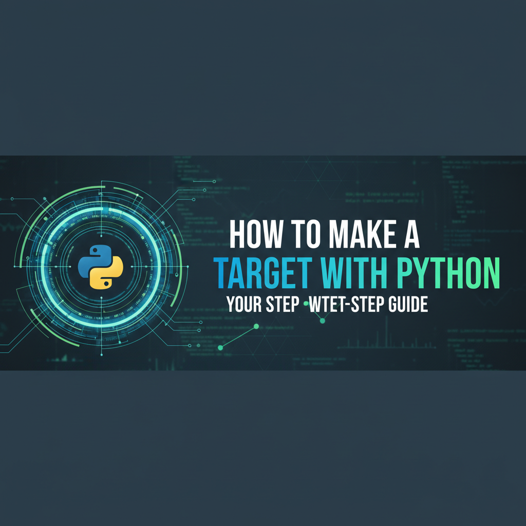How to Make a Target with Python: Your Step-by-Step Guide