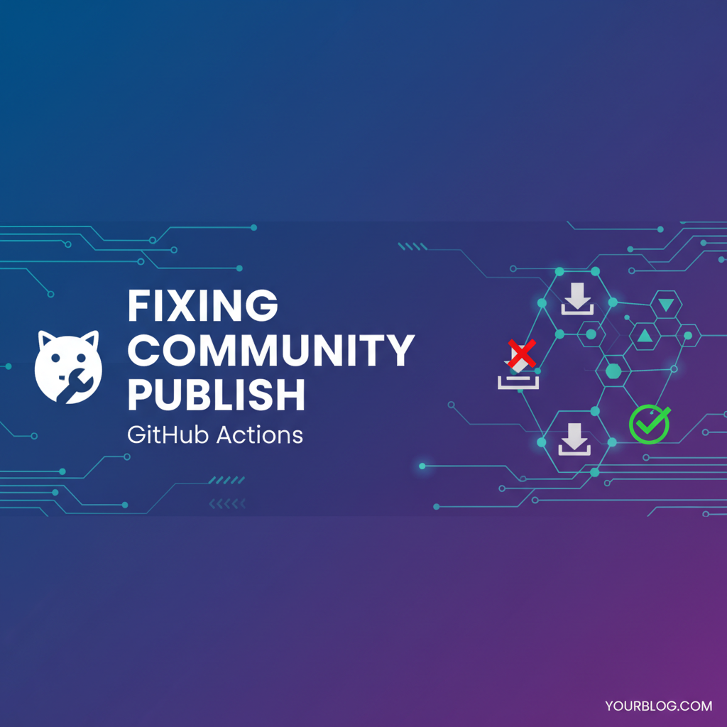 Fixing Community Publish Not Working in GitHub Actions