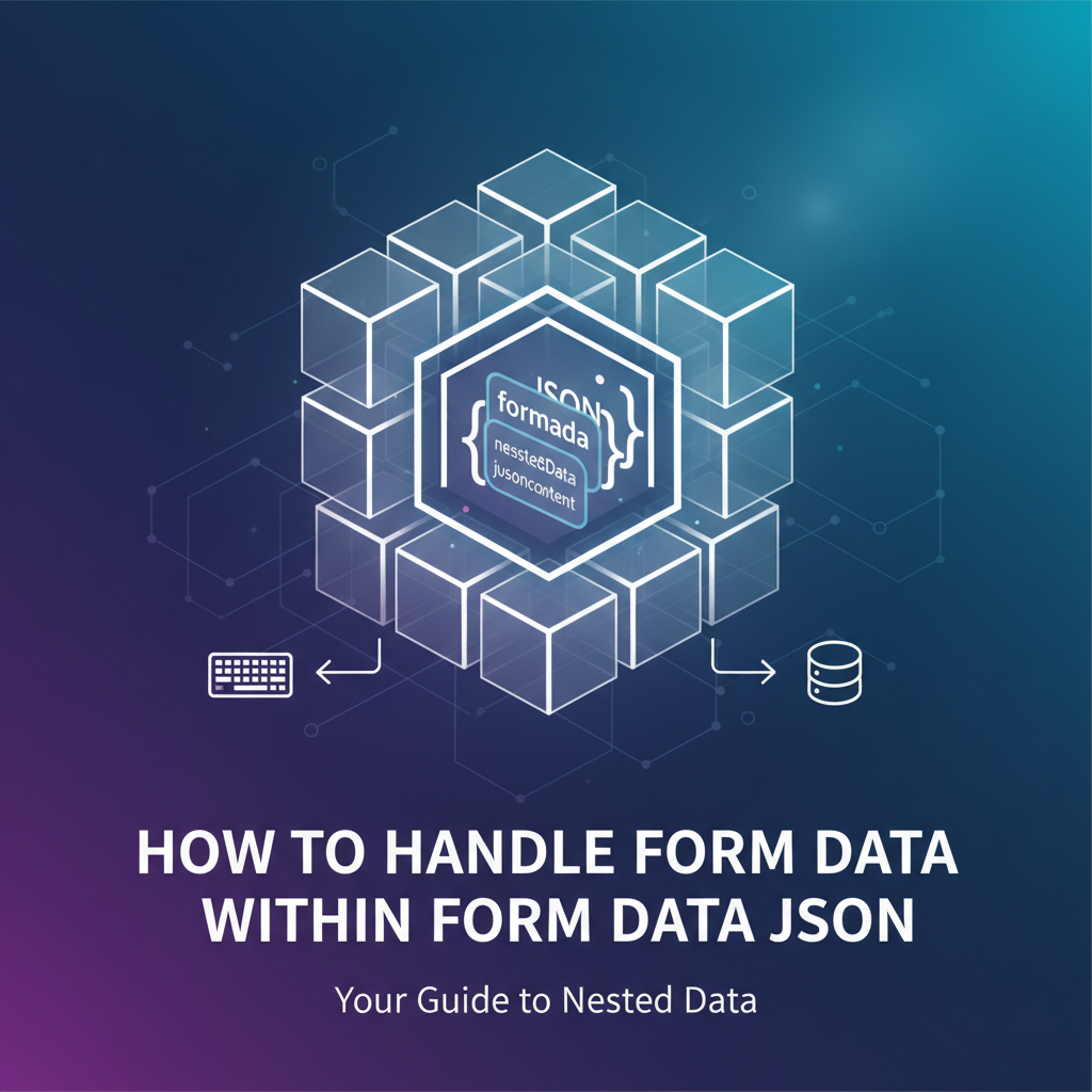 How to Handle Form Data Within Form Data JSON