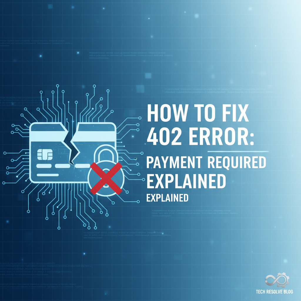 How to Fix 402 Error: Payment Required Explained