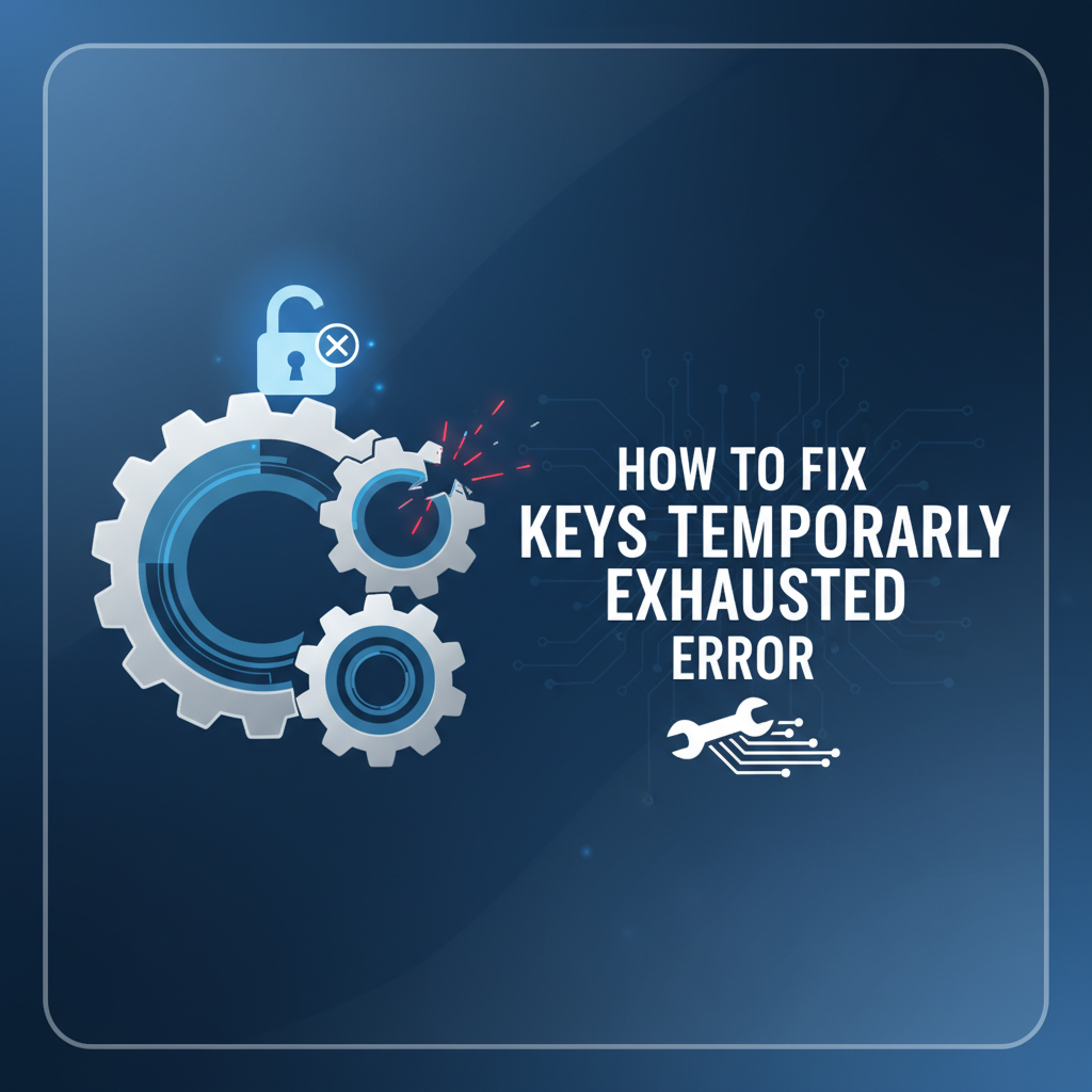 How to Fix 'Keys Temporarily Exhausted' Error