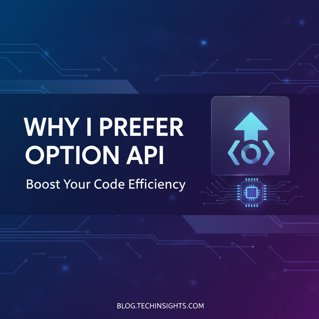Why I Prefer Option API: Boost Your Code Efficiency