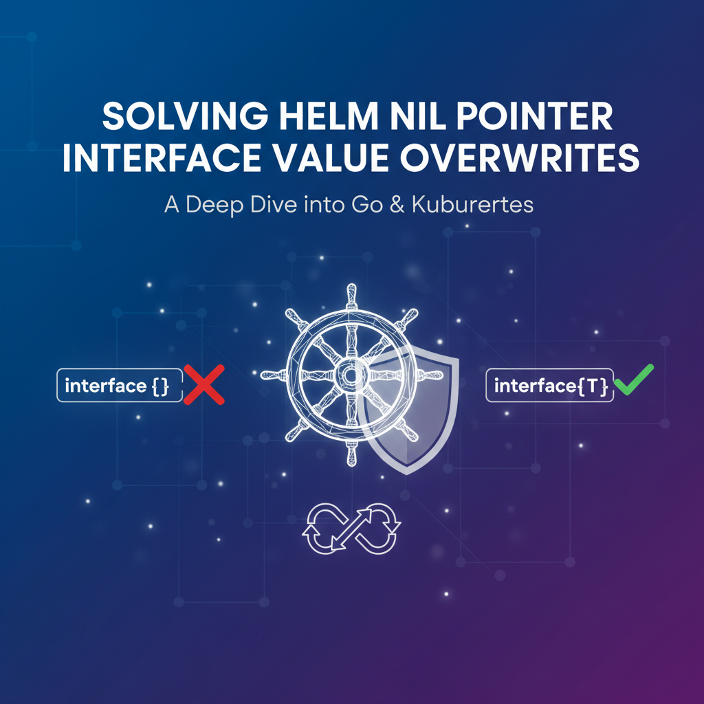 Solving Helm Nil Pointer Interface Value Overwrites