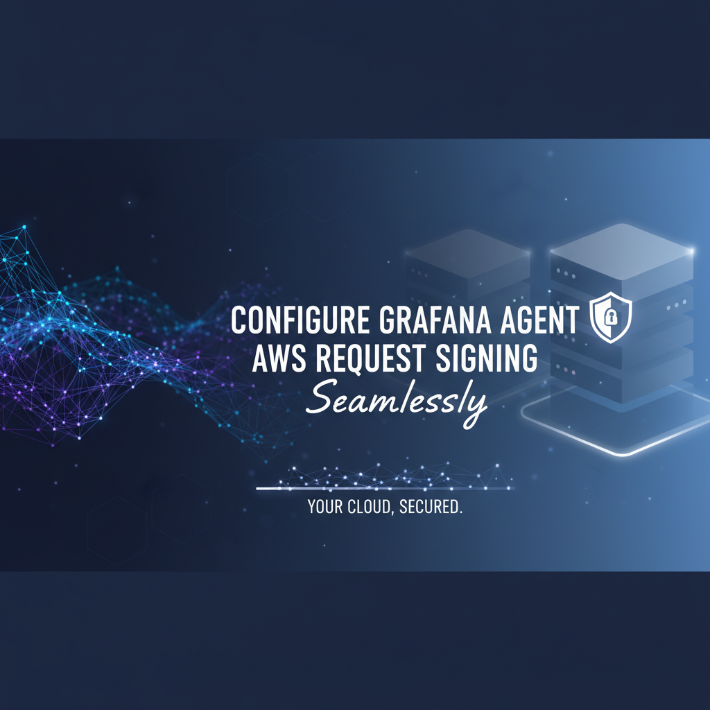 Configure Grafana Agent AWS Request Signing Seamlessly
