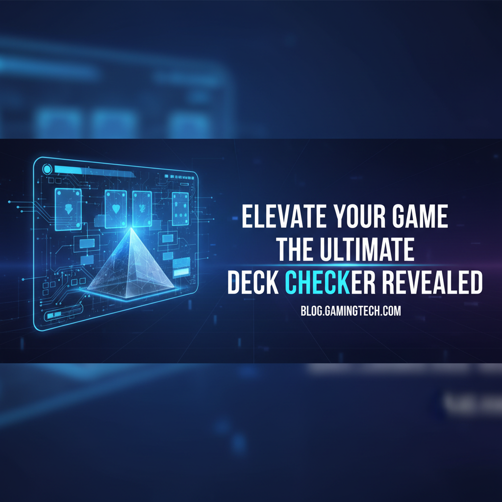 Elevate Your Game: The Ultimate Deck Checker Revealed