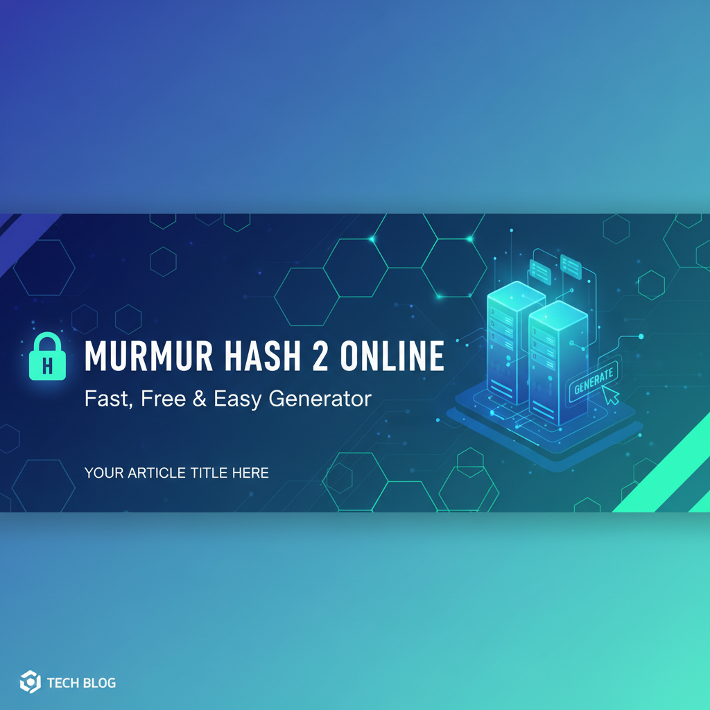 Murmur Hash 2 Online: Fast, Free & Easy Generator