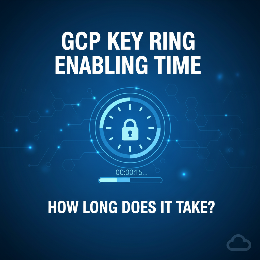 GCP Key Ring Enabling Time: How Long Does It Take?