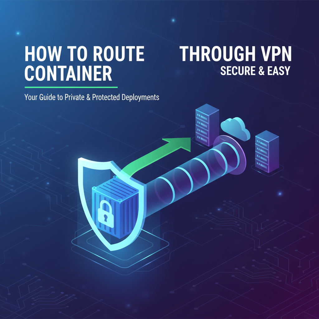 How to Route Container Through VPN: Secure & Easy
