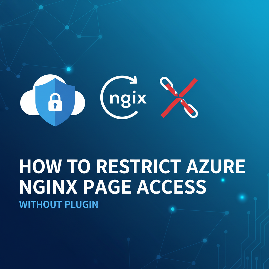 How to Restrict Azure Nginx Page Access Without Plugin
