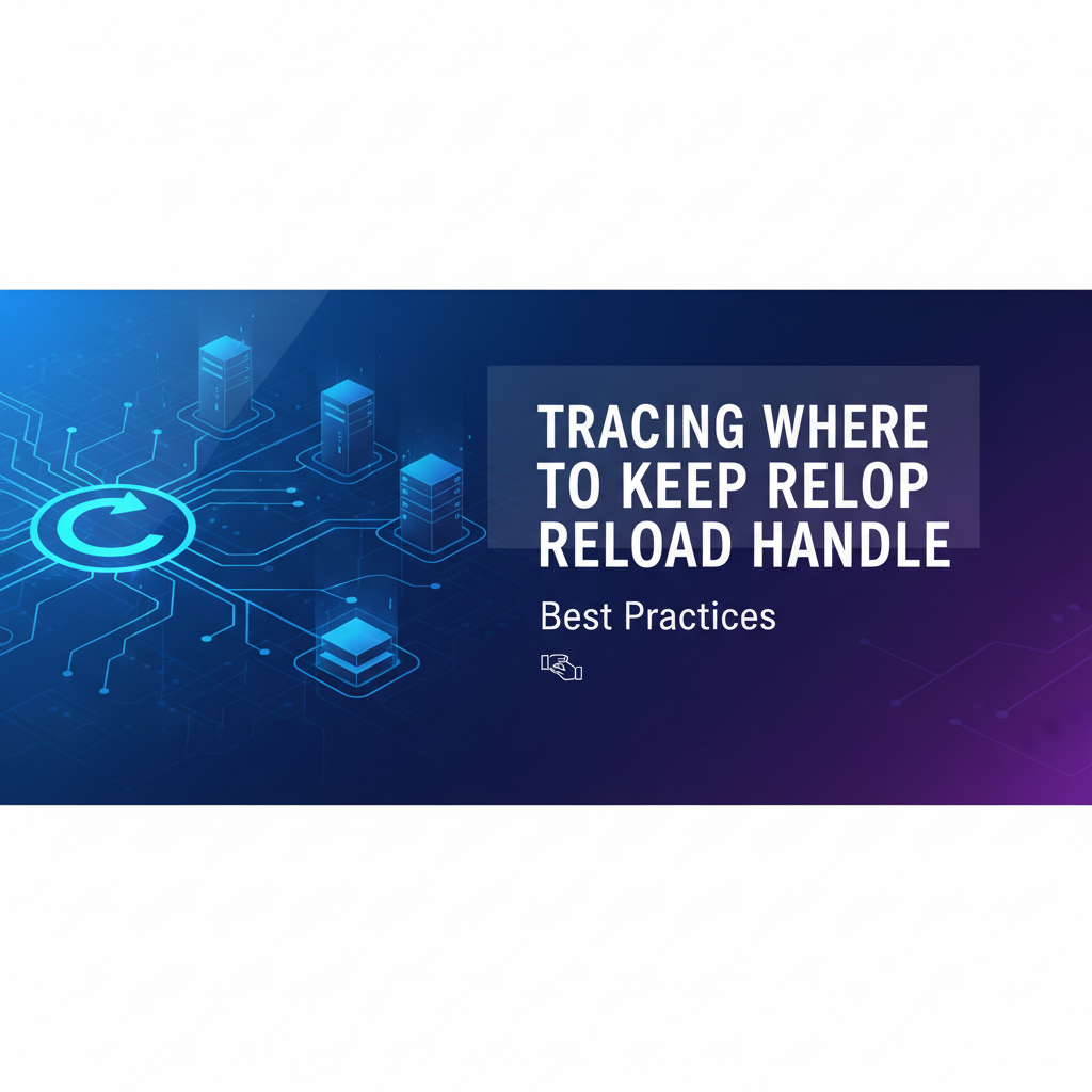 Tracing Where to Keep Reload Handle: Best Practices