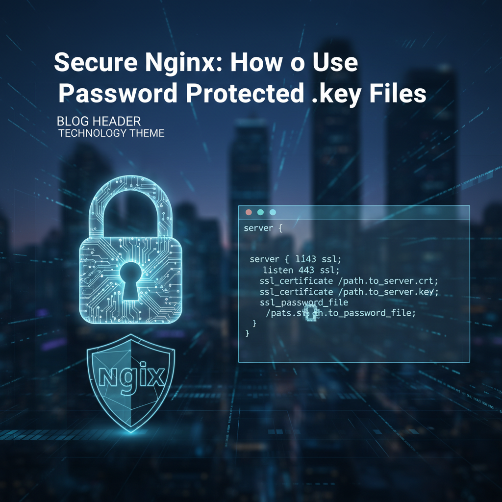 Secure Nginx: How to Use Password Protected .key Files