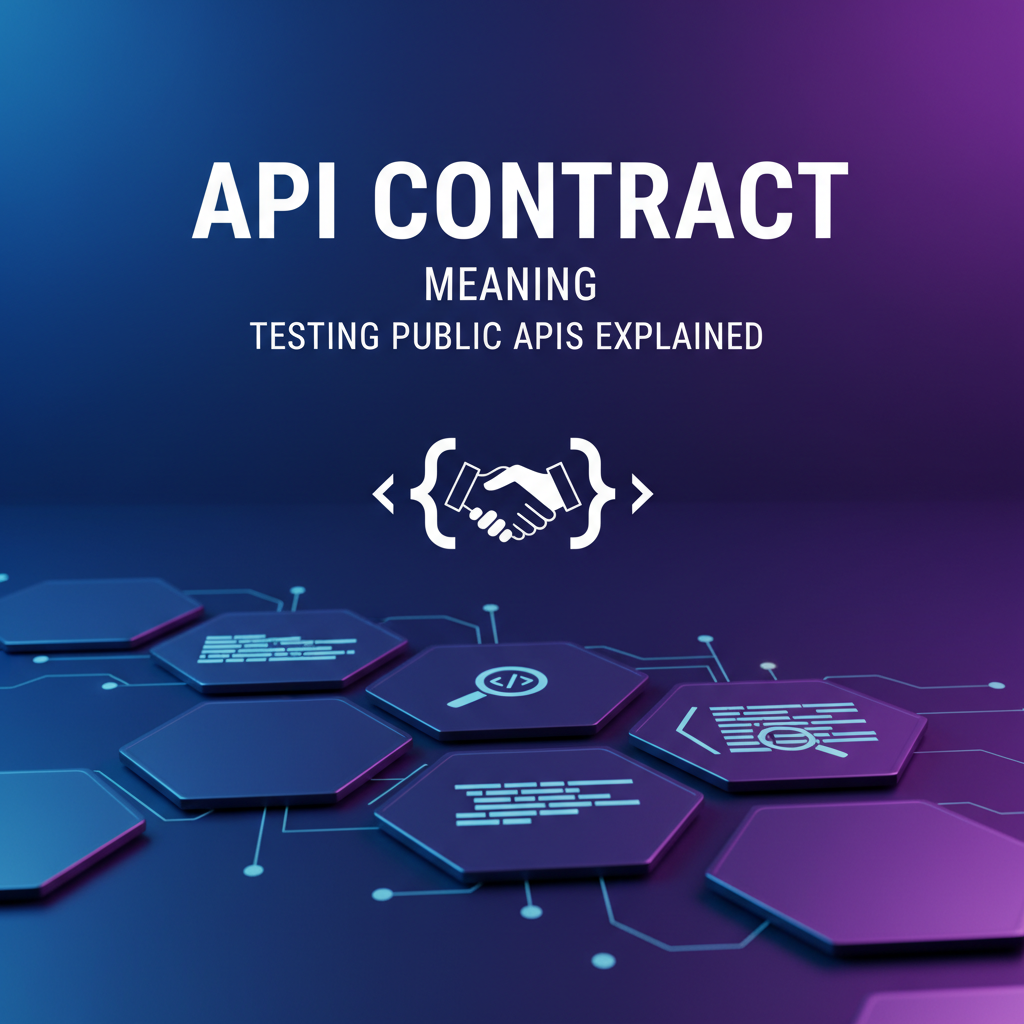 API Contract Meaning: Testing Public APIs Explained