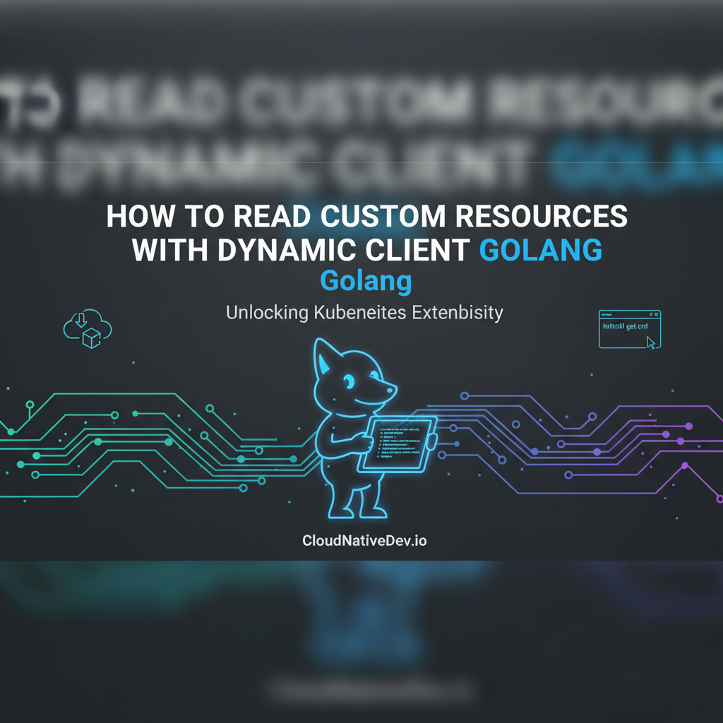 How to Read Custom Resources with Dynamic Client Golang