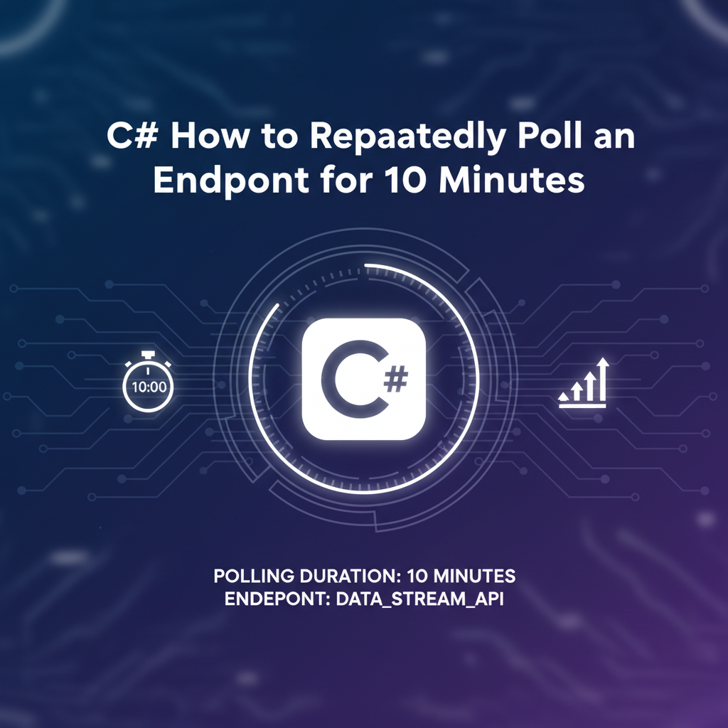C# How to Repeatedly Poll an Endpoint for 10 Minutes