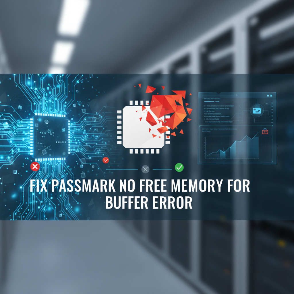 Fix Passmark No Free Memory for Buffer Error