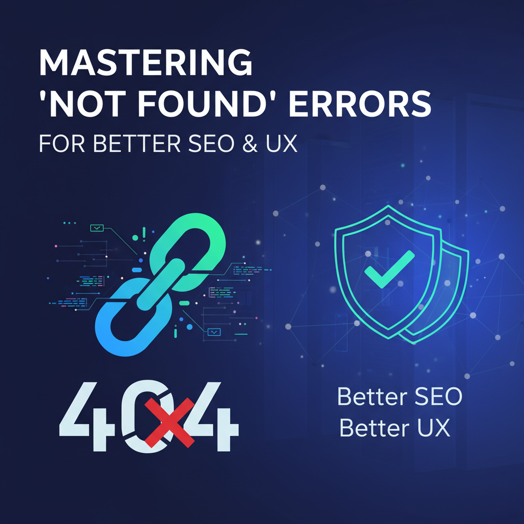 Mastering 'Not Found' Errors for Better SEO & UX