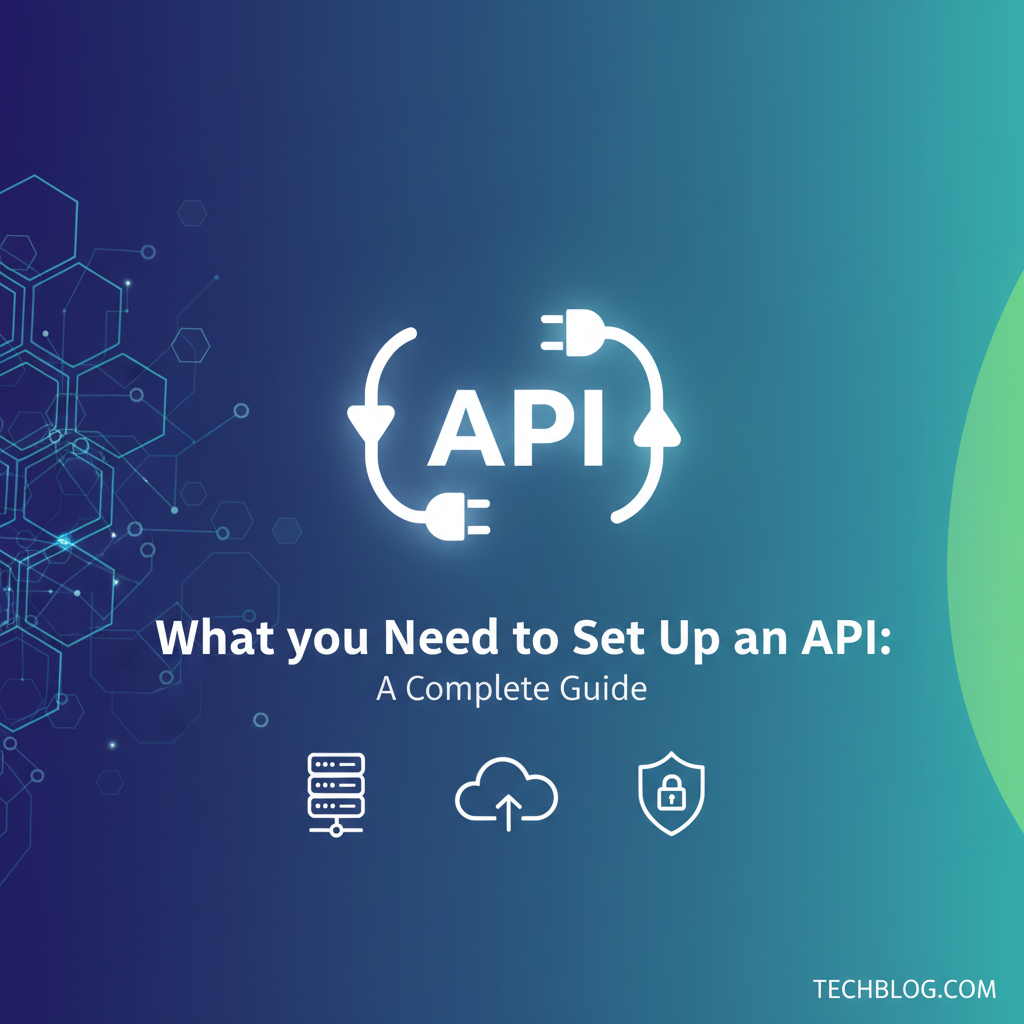 What You Need to Set Up an API: A Complete Guide