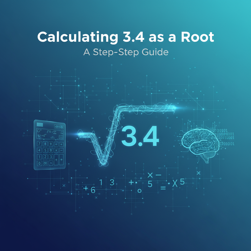 Calculating 3.4 as a Root: A Step-by-Step Guide