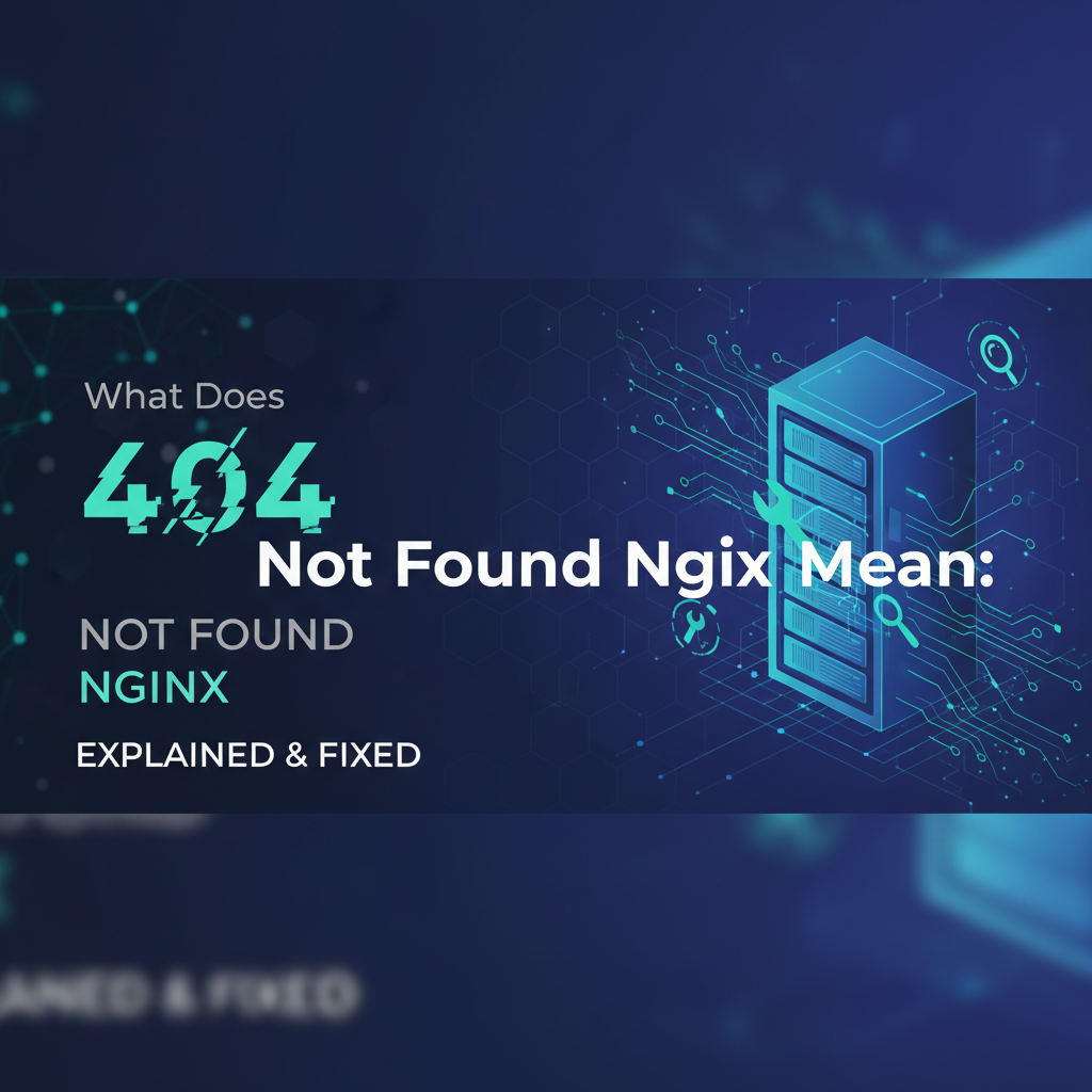 What Does 404 Not Found Nginx Mean: Explained & Fixed