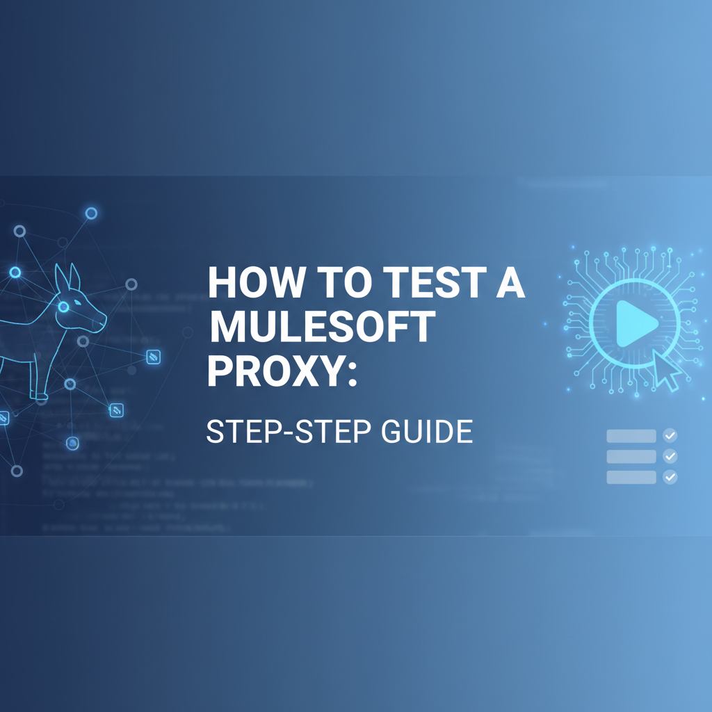 How to Test a MuleSoft Proxy: Step-by-Step Guide