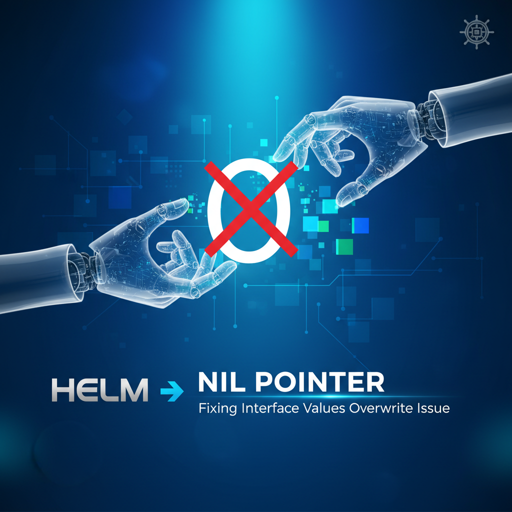 Helm Nil Pointer: Fixing Interface Values Overwrite Issue
