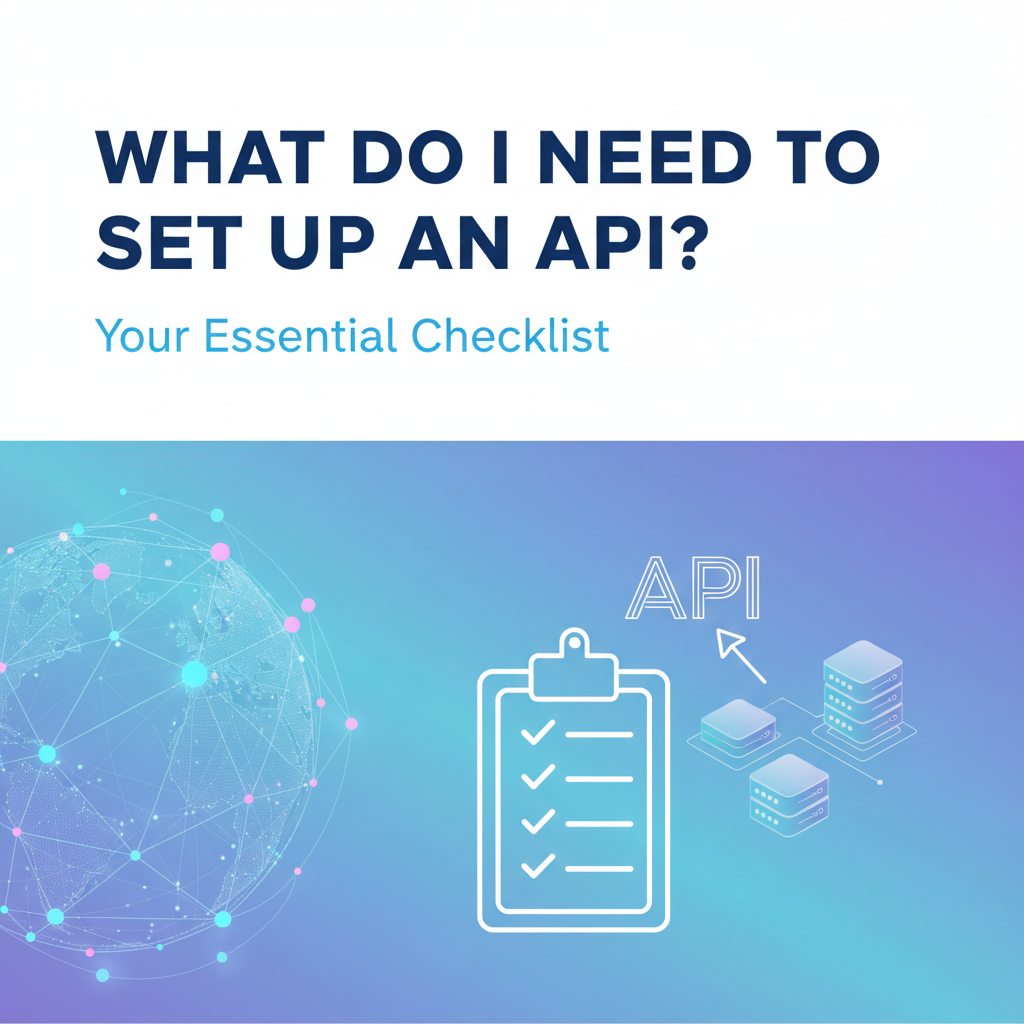 What Do I Need to Set Up an API? Your Essential Checklist