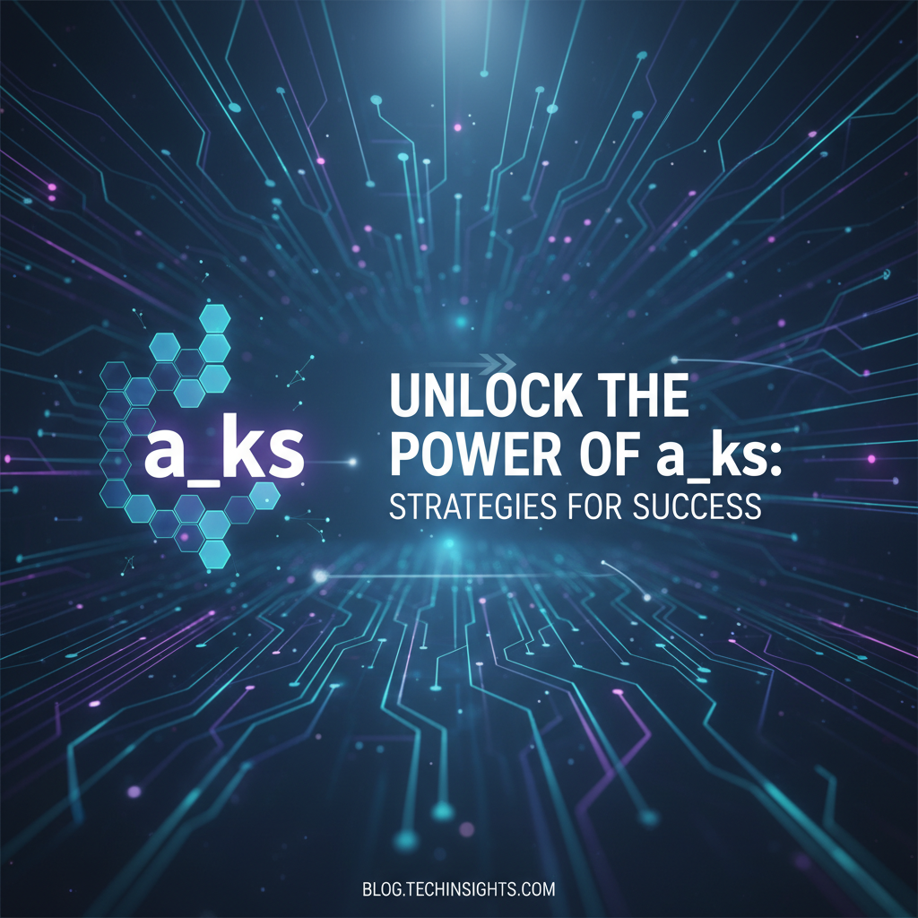 Unlock the Power of a_ks: Strategies for Success