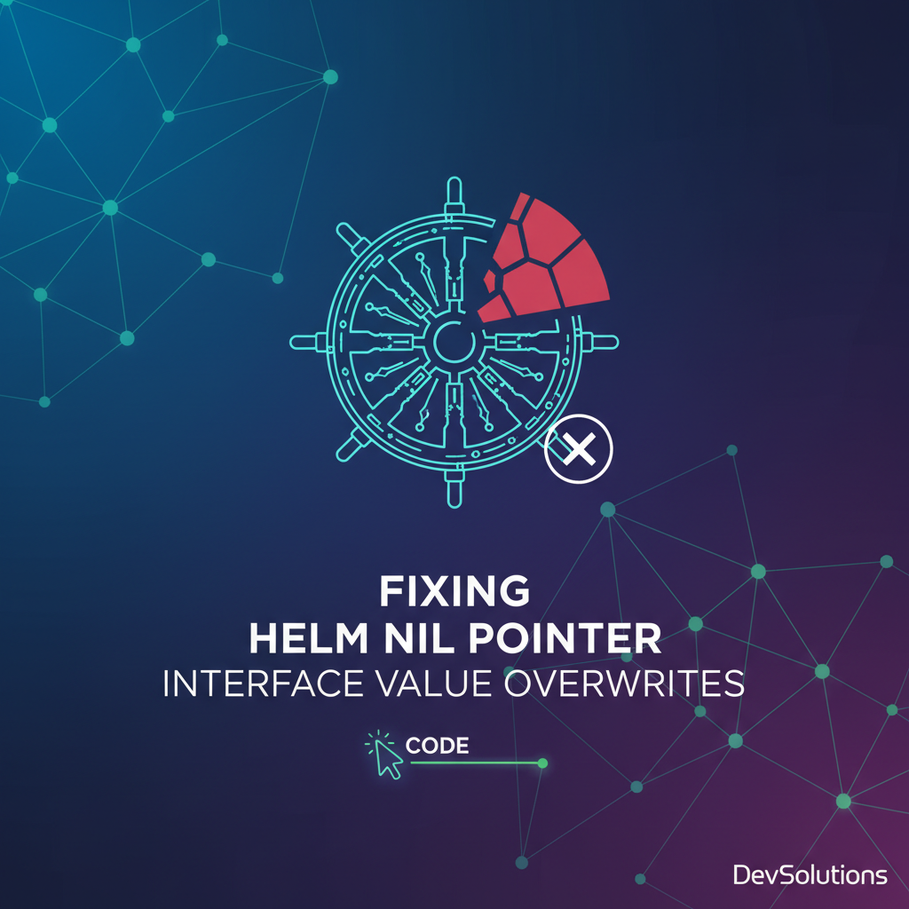 Fixing Helm Nil Pointer Interface Value Overwrites
