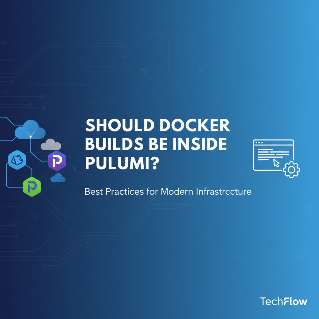 Should Docker Builds Be Inside Pulumi? Best Practices