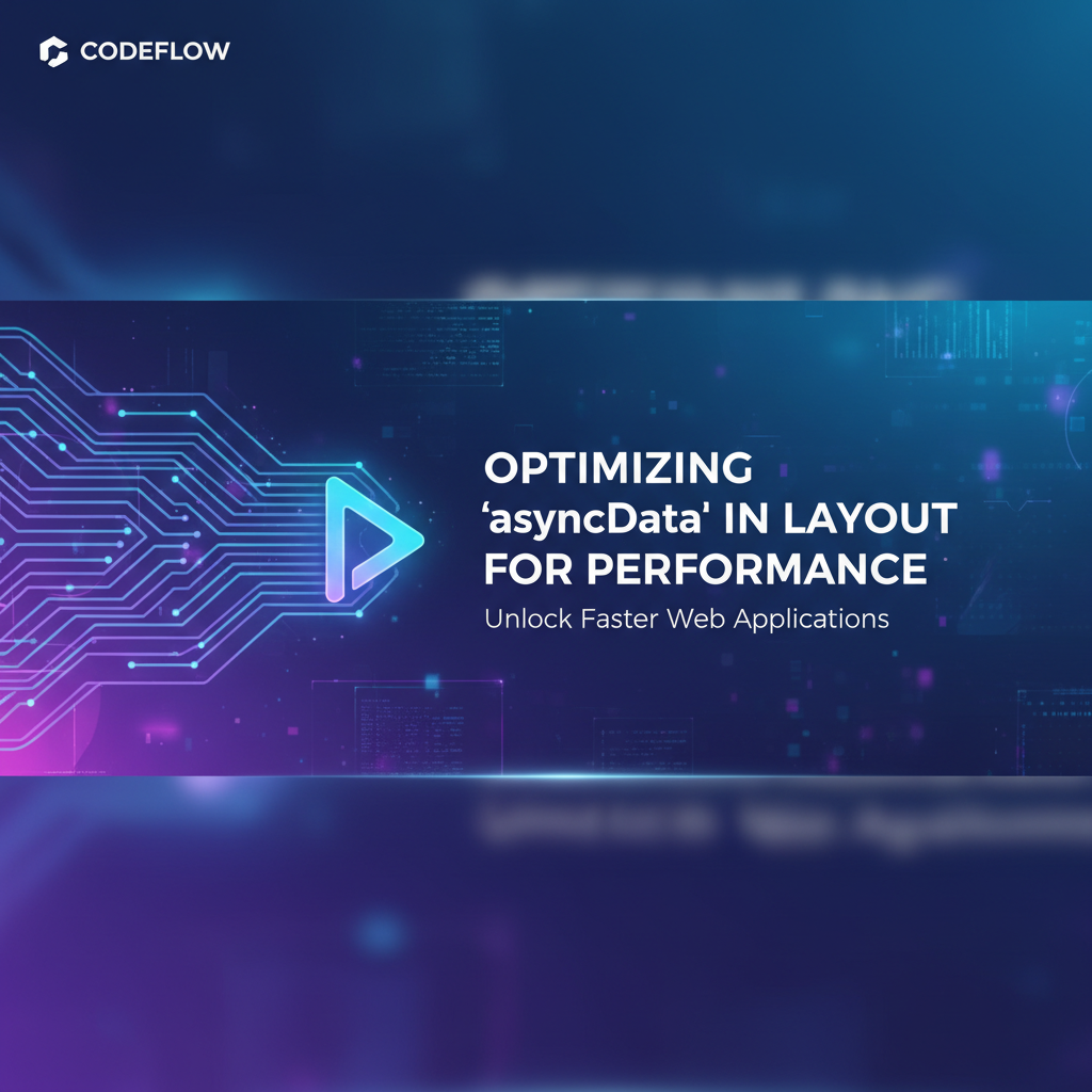 Optimizing `asyncData` in Layout for Performance