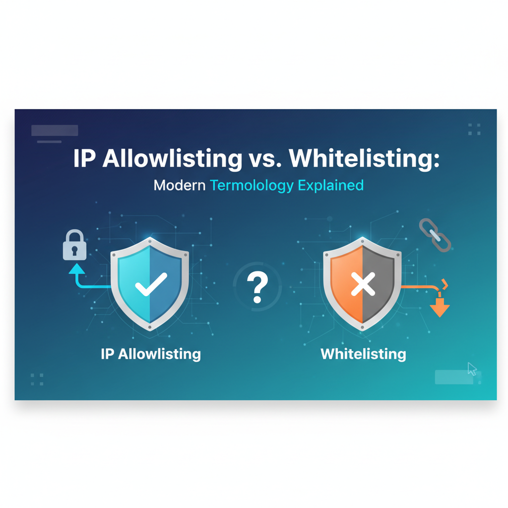 IP Allowlisting vs. Whitelisting: Modern Terminology Explained