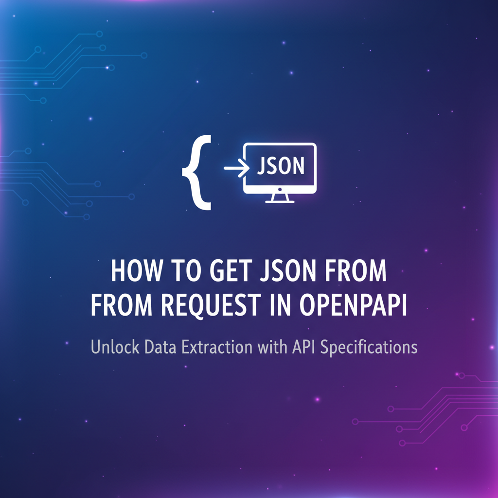 How to Get JSON from Request in OpenAPI