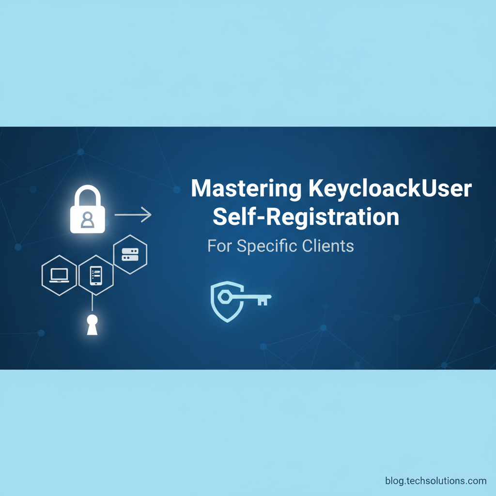 Mastering Keycloak User Self-Registration for Specific Clients