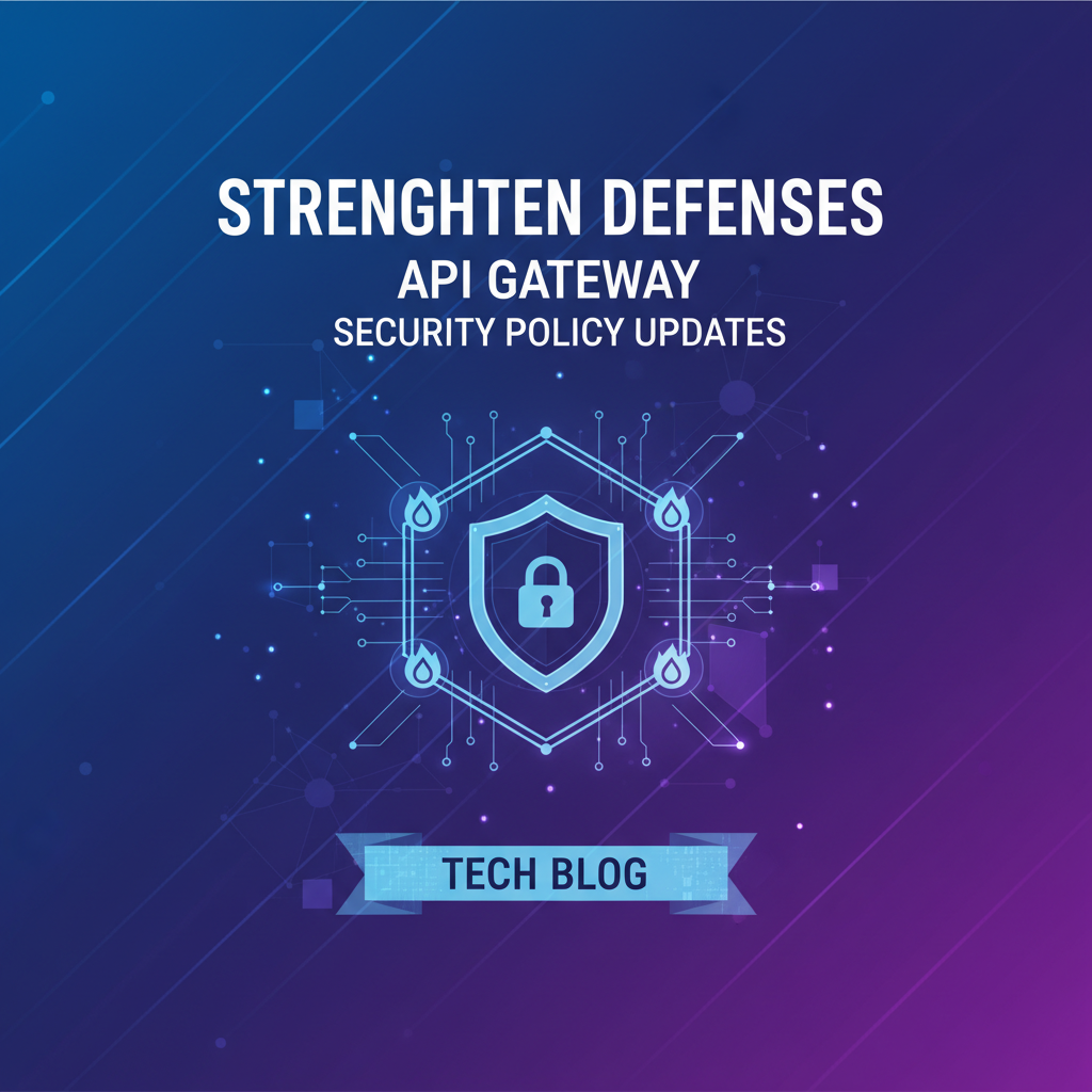 Strengthen Defenses: API Gateway Security Policy Updates