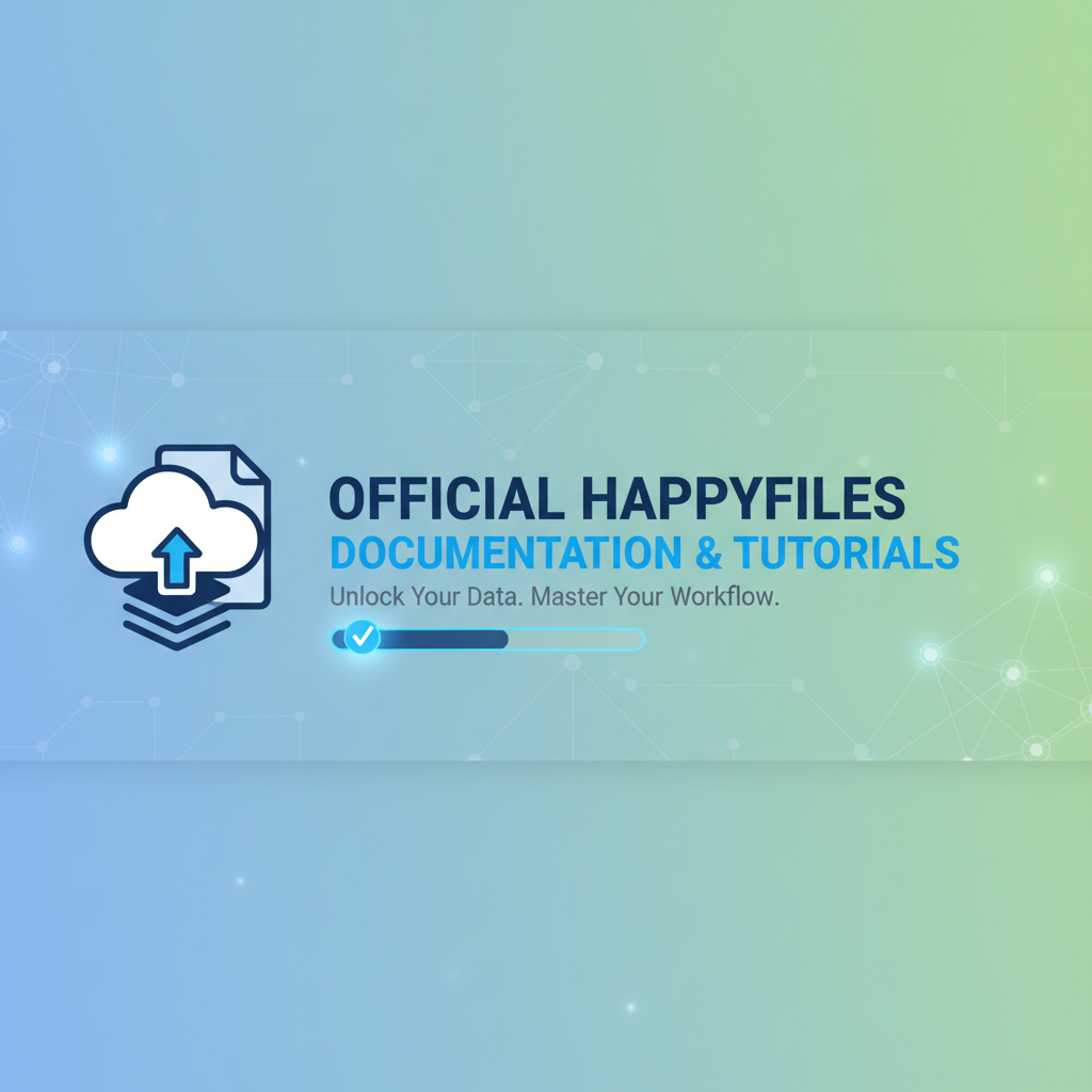 Official Happyfiles Documentation & Tutorials