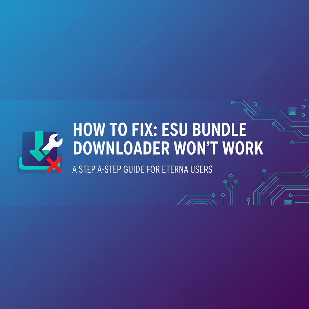 How to Fix: Etterna Bundle Downloader Won't Work