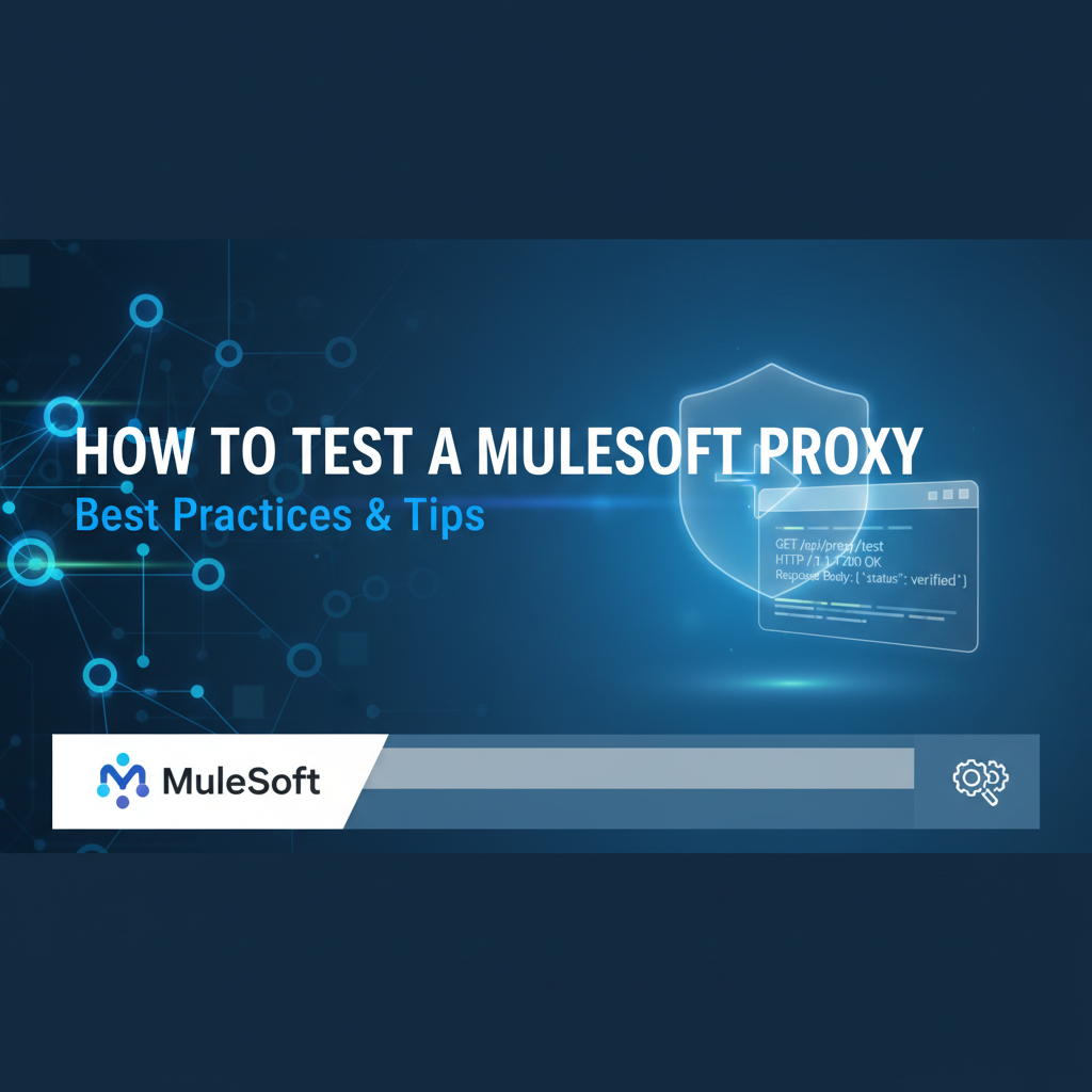 How to Test a MuleSoft Proxy: Best Practices & Tips