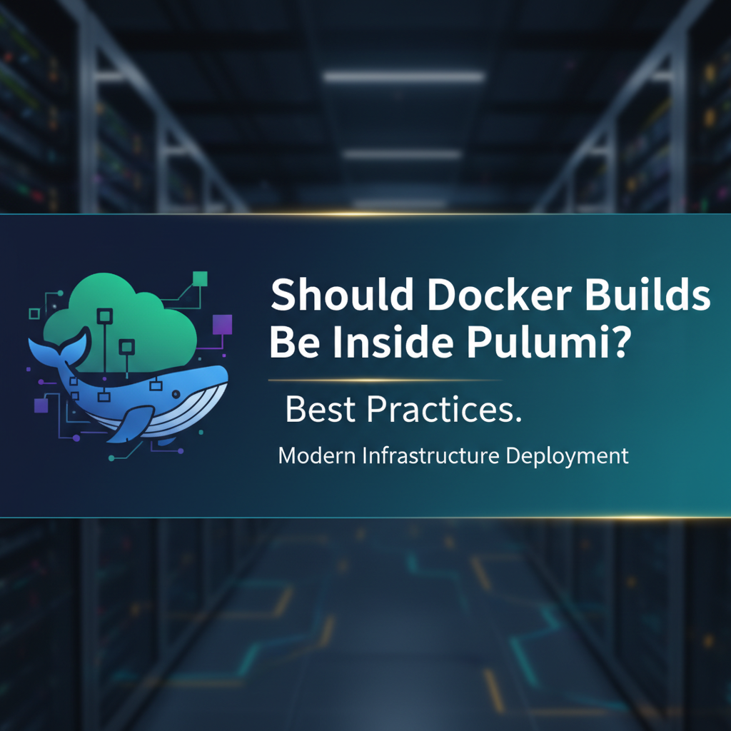 Should Docker Builds Be Inside Pulumi? Best Practices