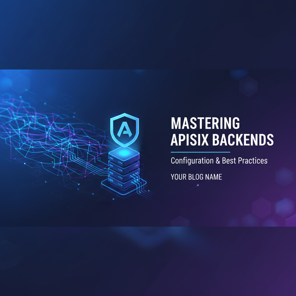 Mastering APISIX Backends: Configuration & Best Practices