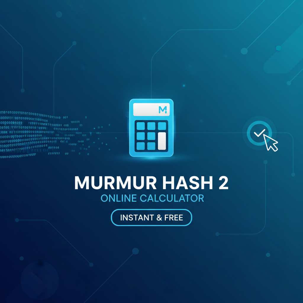 Murmur Hash 2 Online Calculator: Instant & Free