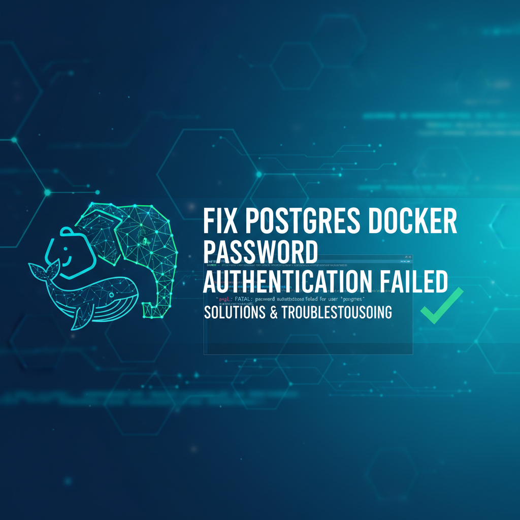 Fix Postgres Docker Password Authentication Failed