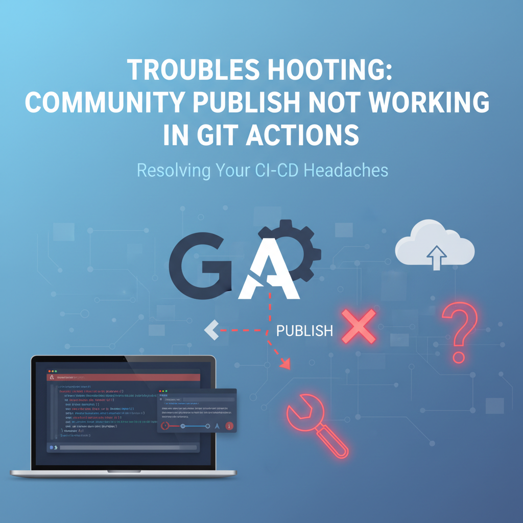 Troubleshooting Community Publish Not Working in Git Actions
