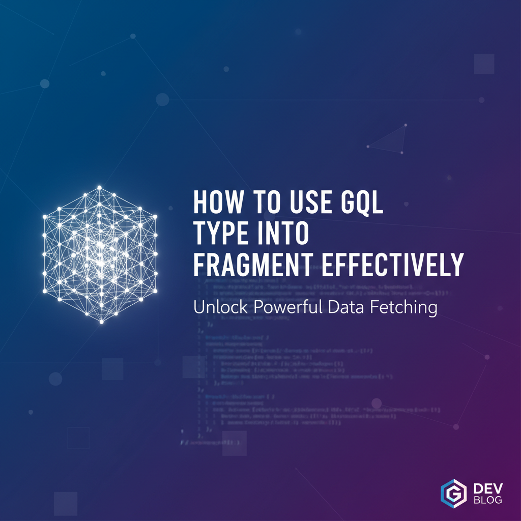 How to Use GQL Type into Fragment Effectively