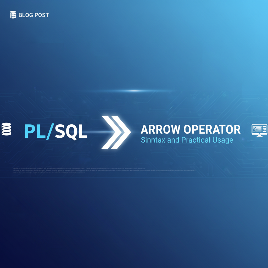 PL/SQL Arrow Operator: Syntax and Practical Usage
